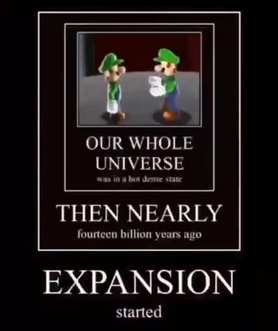 Our whole universo was in a hot dense state..