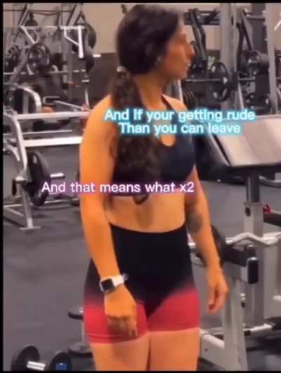 A TikToker attempts to accuse a man at the gym of being a pervert because he looked at her. She then finds out the hard way that actions have consequences.