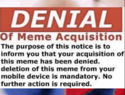 no, you will NOT take my meme.