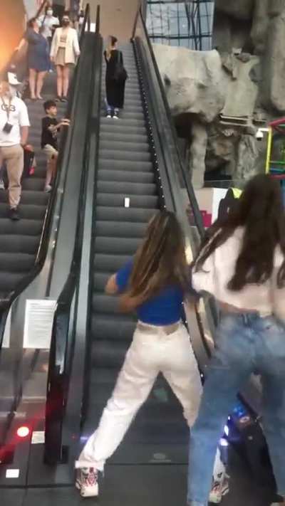 Stopping traffic on an escalator for &ldquo;content.&rdquo;