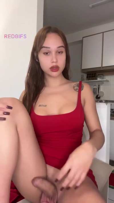 The rule is if my girlcock is bigger than yours I top, deal?