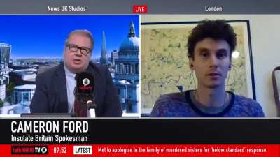 to embarrass a climate change activist