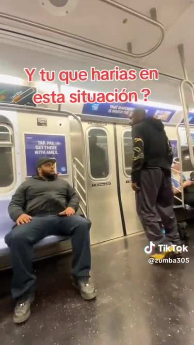 NYC "showtime" dancer argues with passenger