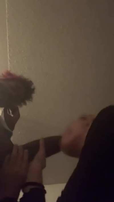 Blowing A Massive Cock