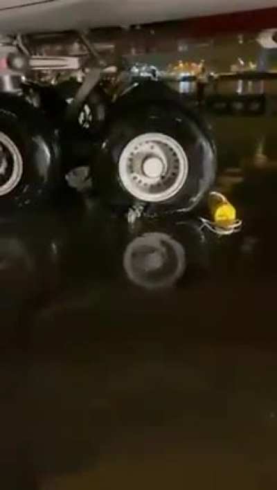 On July 1, Emirates Airbus A380 (A6-EVK) flight EK430 departed Dubai (OMDB) to Brisbane, Australia where it landed safely. After landing, a large hole was seen in the left fuselage, allegedly coming from a detached bolt in the nosegear. Emirates Passenger