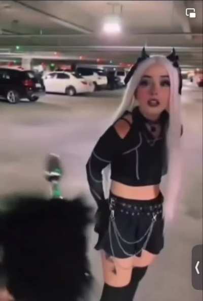 Did you hear the "POP" when she pulled it out?