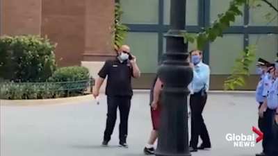 Some anti masker quoting It's a bug's life while getting kicked out of disney