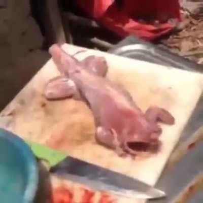 In this world the food eats you.