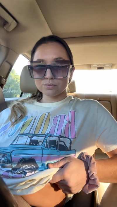 Would you "Honk" if you saw me driving with my titties out?