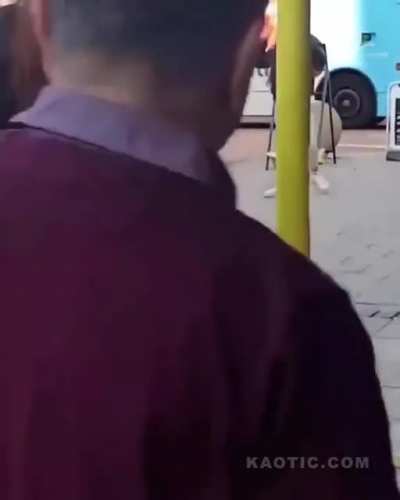 Group of young women gang up on someone