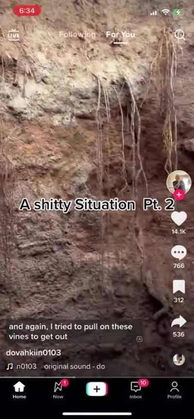 Amazon delivery driver falls into a customer&rsquo;s uncovered septic and has to be rescued. In his next video he says he was told to finish the route 🤮🤮🤮