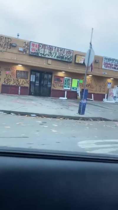 Norteno gang member was shot by a store clerk in self defense and his friends vandalized the store.