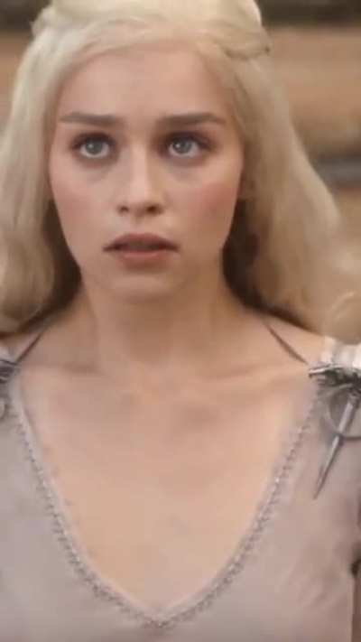 emilia Clarke see thru dress in GOT!!