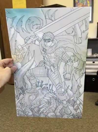 My Guts Berserk 3D Lenticular Artwork ... hand drawn & self-produced!