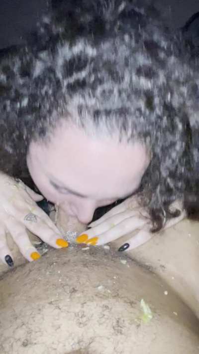 Apparently it’s questionable if I’m actually into the puking thing… I’m cock drunk and I LOVE it. Thank you