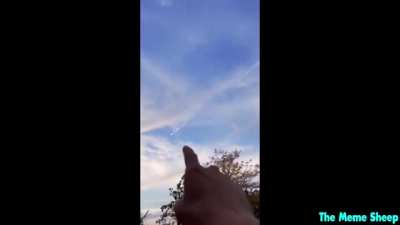 "It's a bird! Its a plane! It's a.. What the fu-"