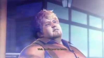 Ganryu punching air right now