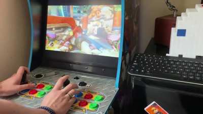 Playing OW on my arcade1up, for that more &ldquo;authentic&rdquo; D.va experience