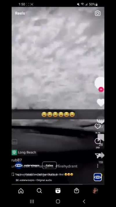 “Let’s sit under a burst fire hydrant and see what happens?”