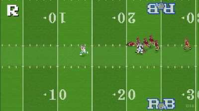 I looked away thinking the play was over, then looked down and he was still running.