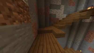 When you turn the lights off in a room.