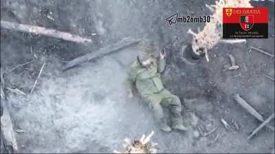 Drone drops from the Ukraine "shock aerial reconnaissance" battalion.