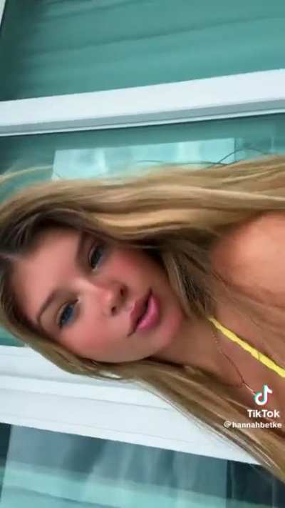 Yellow bikini