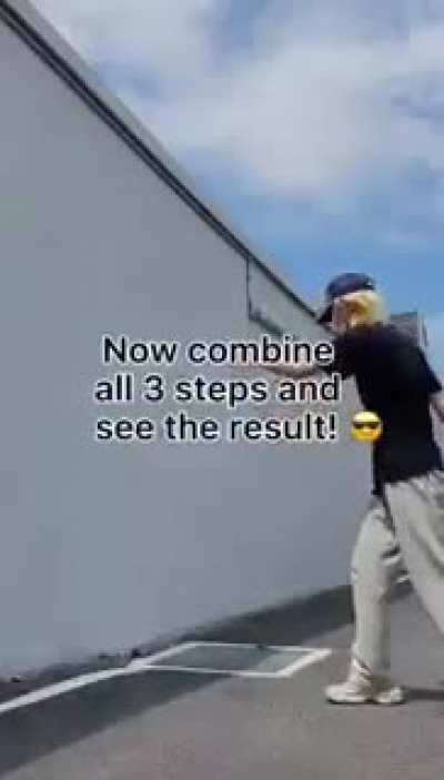 How to wallflip in three steps