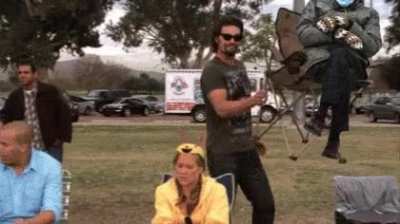 Going to a BBQ with the best support a chair can provide