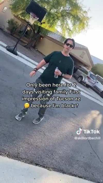 Neighbor comes and gives a piece of his mind
