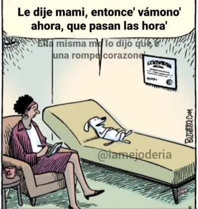 La vi moviendo la cola