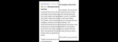 Such great reviews!