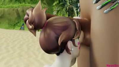 D.va Gets Fucked By Futa Sombra (NeonSim) [Overwatch]