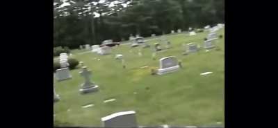 Merle Allin (GG Allin&rsquo;s brother) smashing a guitar over a man&rsquo;s head who just puked and pissed on gg&rsquo;s grave&hellip;