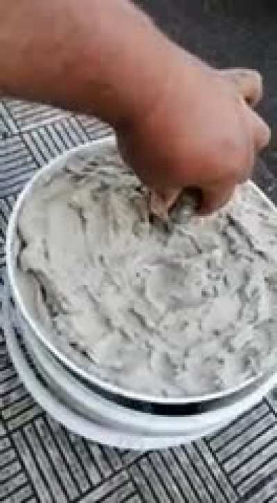 Totally normal plaster bucket