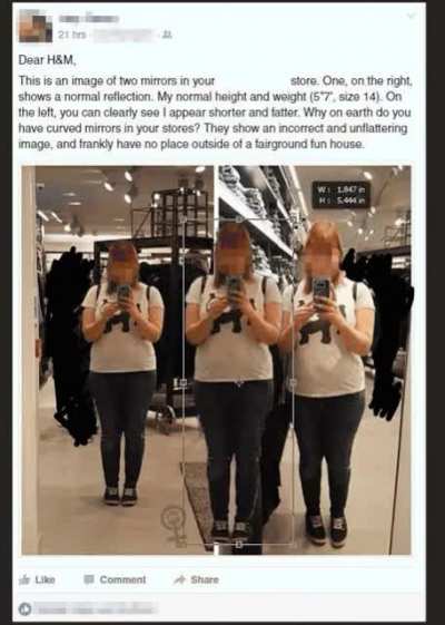 It's not the mirror hun