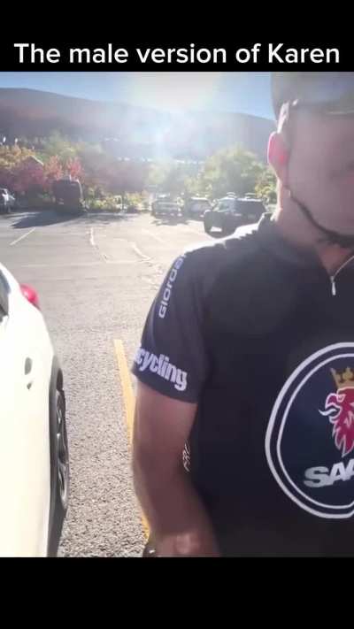 Ken on a bike