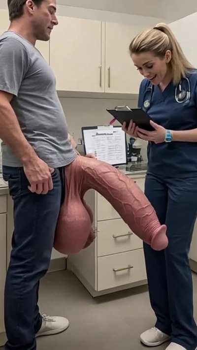 The nurse is shocked he could still move it!