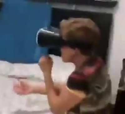 The scream is silent