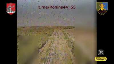 Ukrainian kamikaze drone destroys a Russian BM-21 Grad "Hailstorm" in Solodka Balka + drone hit on a train in Tokmak. June 2024