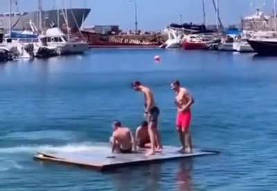 He just wanted to join the fun