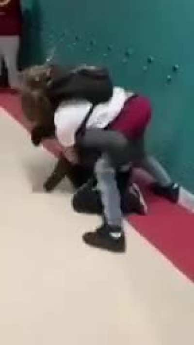 Sent to me by a friend from when I used to live in RI, I know both the kids in the fight, grey kid is a douche bag known for talking shit and the kid in white has had a criminal record since he was like 11.