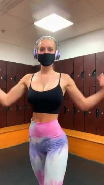 Looking great in yoga pants