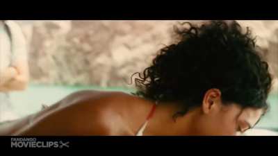 Riley Steele and Jessica Szohr in Piranha 3d