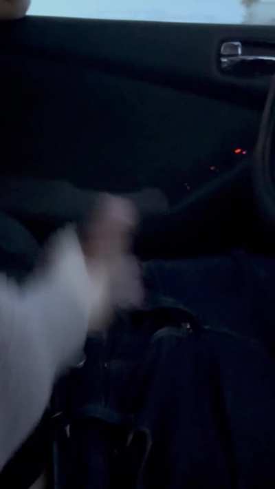 I love to tease him while driving