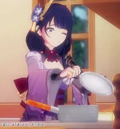 She cook bomb