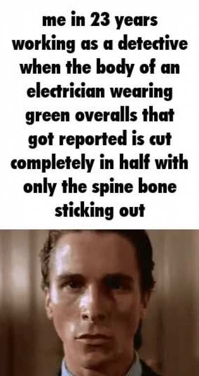 It is a bit suspicious.