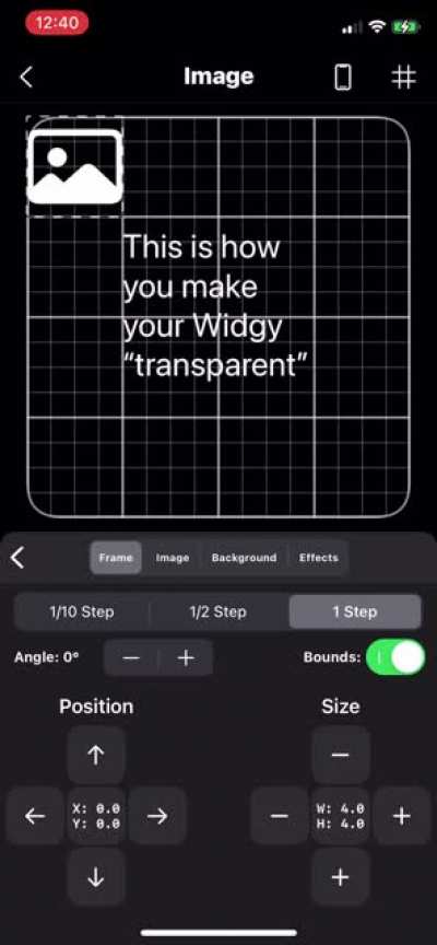 I have seen plenty of questions on how to make your Widgy blend in with your home screen or &ldquo;transparent&rdquo;. Here is a quick tutorial on how to do that with the integrated crop tool. Enjoy!