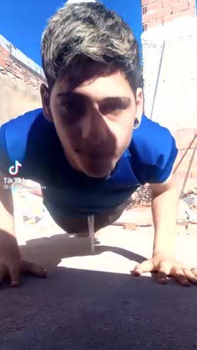 Just a normal push up...