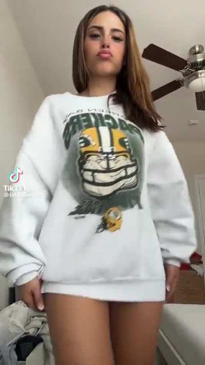 When she stills your clothes
